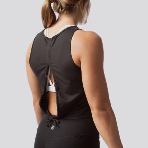 Hurricane Crop Tank (AScudds-Black)