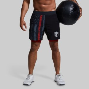 Versatile Short w/ Compression 7 (Thin Red Line Gunmetal)