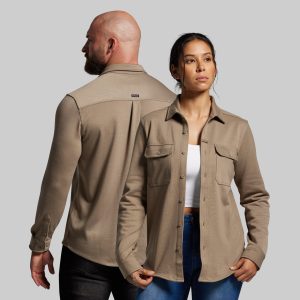 Woodsman Stretchy Flannel (Desert Tan)