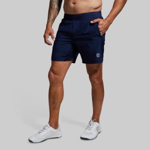 Versatile Short w/ Compression 7 (Navy)