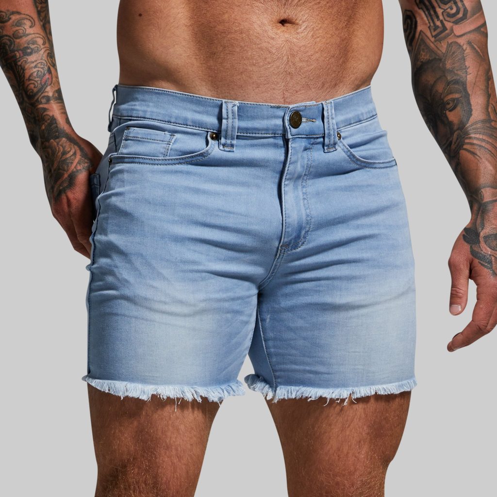 FLEX Stretchy Jort 6 (Light Wash)