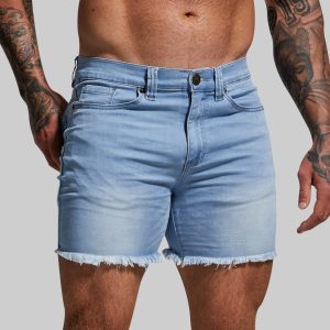 FLEX Stretchy Jort 6 (Light Wash)