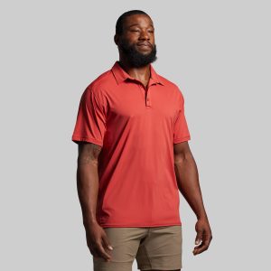 Men's Tek Polo (Brick)