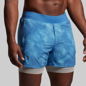 Versatile Short w/ Compression 5 (Glacier Blue)