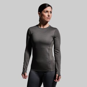 Women's Ridgeline Heavy Base Layer Top (Wolf Grey)