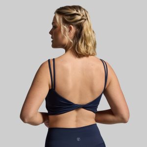 Don't Get It Twisted Sports Bra (BP Navy)