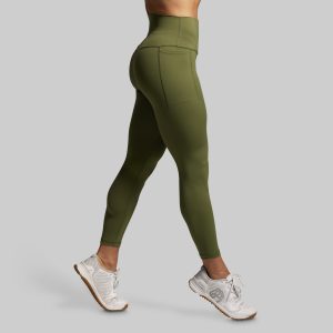 Your Go To 7/8 Legging w/ Pockets 2.0 (Army Green)