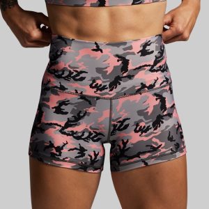 New Heights Booty Short (Pink Woodland)
