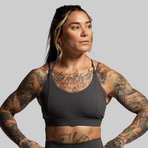 Exhale Sports Bra (Gunmetal)