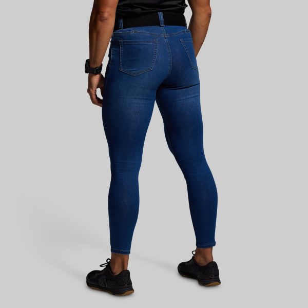 FLEX Recon Mid-Rise Skinny Jean (Dark Wash)