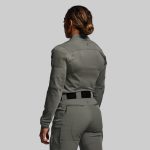 Women's Long Sleeve Op Top (Ranger Green)