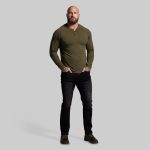 BP Premium Basic Henley (OD Green)