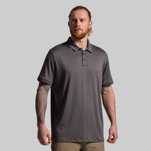 Athleisure Polo (Gunmetal)