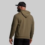 BP Flag Men's Unmatched Hoodie (OD Green)