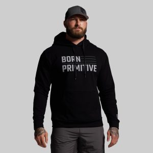 BP Flag Men's Unmatched Hoodie (Black)