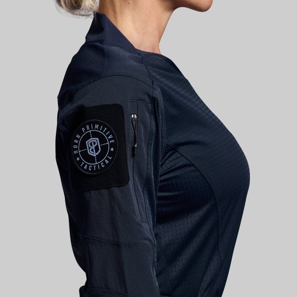 Women's Long Sleeve Op Top Pro (Police Blue)