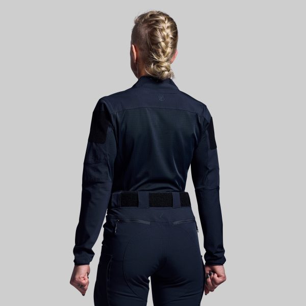 Women's Long Sleeve Op Top Pro (Police Blue)