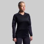Women's Long Sleeve Op Top Pro (Black)