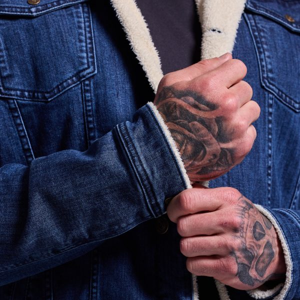 Men's FLEX Stretchy Pioneer Jacket 2.0 (Vintage Dark Wash)