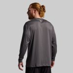 Athleisure Long Sleeve Crew (Gunmetal)