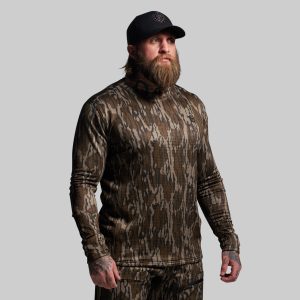 Quiver Grid Fleece Thermal Top (Mossy Oak® Original Bottomland®)